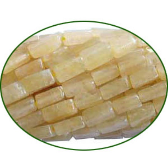 Picture of Fine Quality Aventurine Yellow Plain Brick, size: 4x8mm to 4x10mm