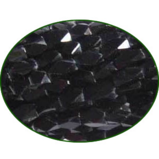 Picture of Fine Quality Black Onyx Faceted Brick, size: 4x6mm to 5x8mm