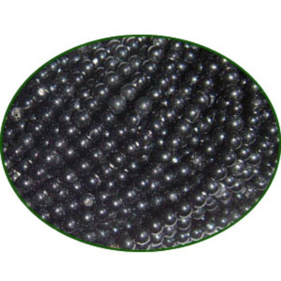 Picture of Fine Quality Black Stone Plain Round, size: 3mm
