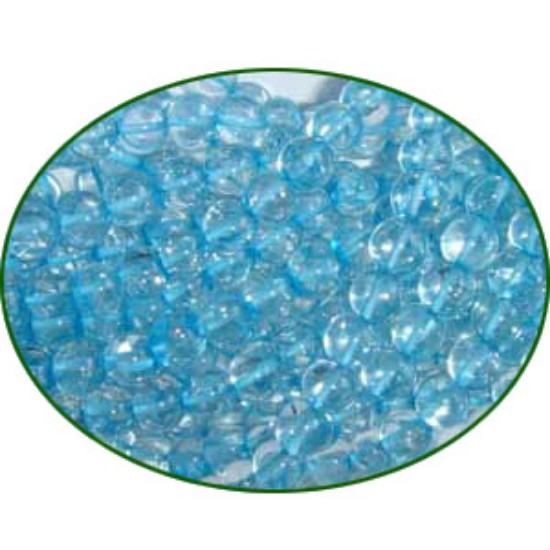 Picture of Fine Quality Blue Topaz Dyed Plain Round, size: 5mm