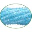 Picture of Fine Quality Blue Topaz Natural Roundel, size: 3mm to 3.5mm
