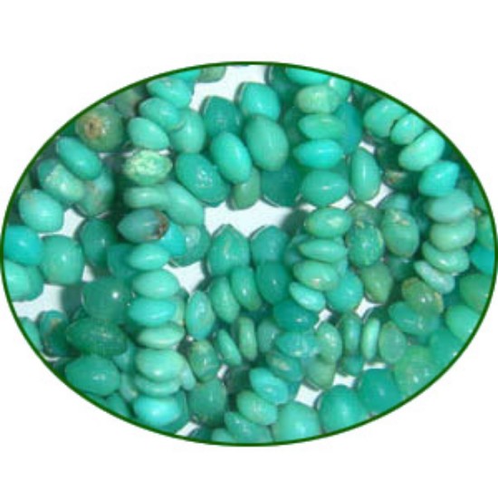 Picture of Fine Quality Chrysoprase Plain Button, size: 4mm to 5mm