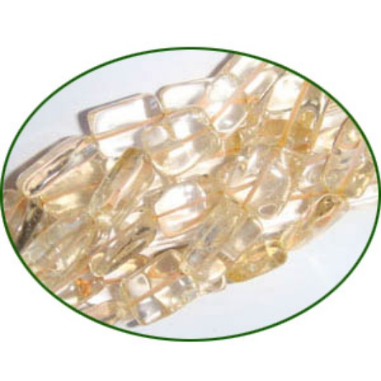Picture of Fine Quality Citrine Plain Chiclets, size: 7X10mm to 9x14mm