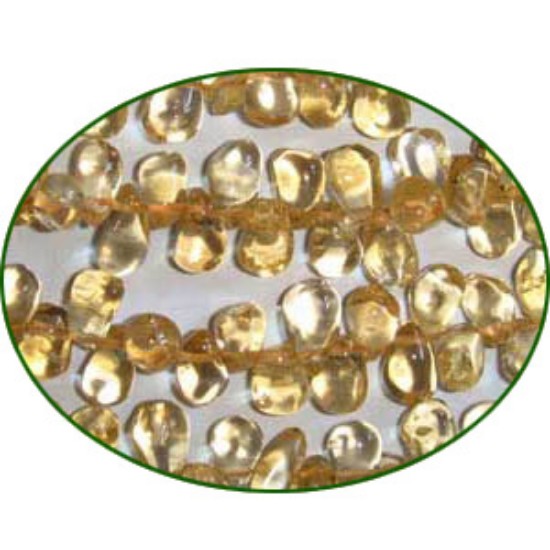 Picture of Fine Quality Citrine Side Drill Drops, size: 7mm to 9mm