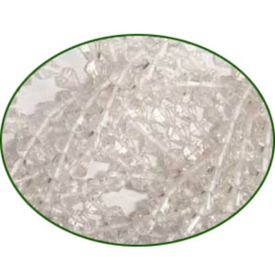 Picture of Fine Quality Crystal Faceted Laser Drops, size: 4mm to 5mm