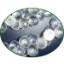 Picture of Fine Quality Crystal Faceted Onion, size: 7x7mm to 10x12mm