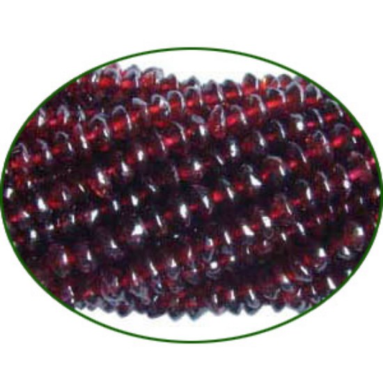 Picture of Fine Quality Garnet Plain Buttons, size: 3.5mm to 5.5mm