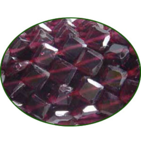 Picture of Fine Quality Garnet Faceted Flat Kite, size: 4mm to 6mm