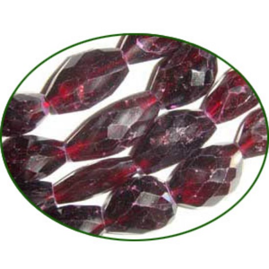 Picture of Fine Quality Garnet Faceted Tumble, size: 12mm to 22mm