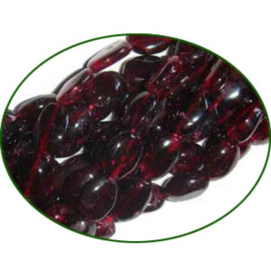 Picture of Fine Quality Garnet Plain Oval  Oval, size: 7x9mm to 8x10mm