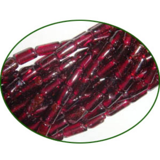 Picture of Fine Quality Garnet Plain Tube  Tube, size: 5mm to 8mm