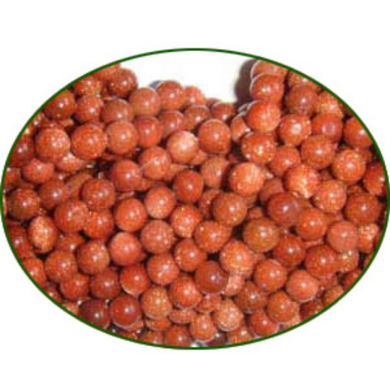 Picture of Fine Quality Goldstone Plain Round, size: 4mm