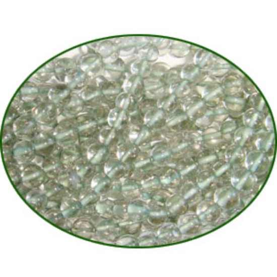 Picture of Fine Quality Green Amethyst Plain Round, size: 4mm