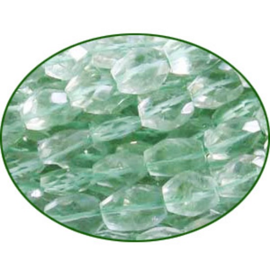 Picture of Fine Quality Green Amethyst Faceted Oval, size: 7x9mm to 8x10mm