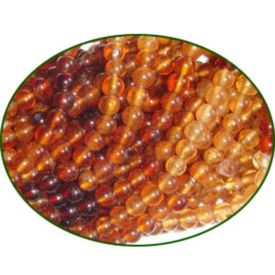 Picture of Fine Quality Hessonite Garnet Plain Round, size: 4mm