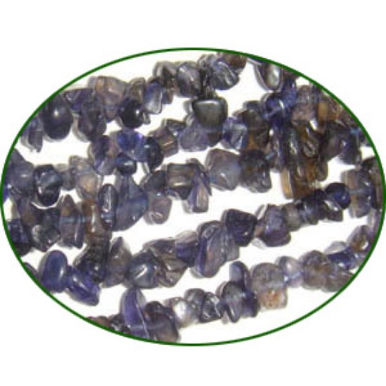 Picture of Fine Quality Iolite Uneven Uncut Chips, size: 3mm to 6mm