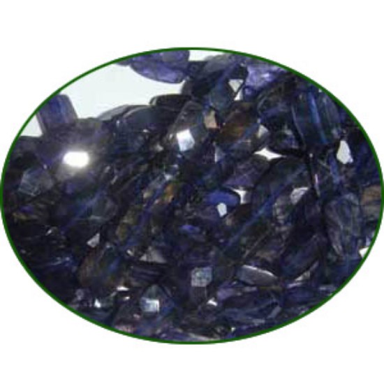 Picture of Fine Quality Iolite Faceted Chiclet, size: 5x7mm to 7x9mm