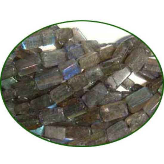 Picture of Fine Quality Labradorite Plain Brick, size: 3x4mm to 5x7mm