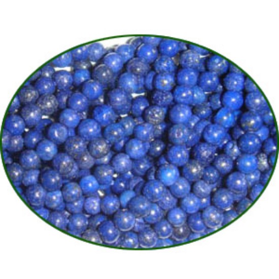 Picture of Fine Quality Lapis Lazuli Plain Round, size: 4mm