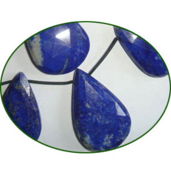 Picture of Fine Quality Lapis Briolette Faceted Large Pears, size: 11x18mm to 23x38mm