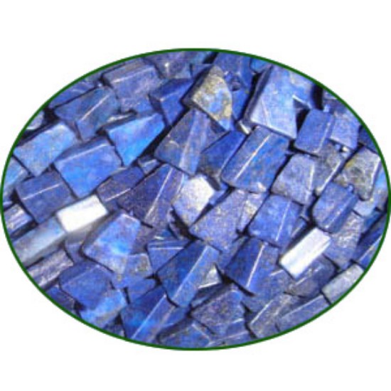 Picture of Fine Quality Lapis Lazuli Plain Triangle, size: 5x6mm to 6x8mm