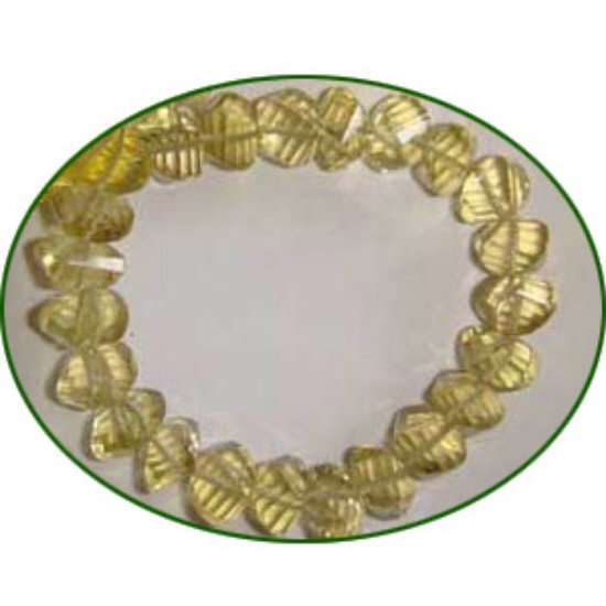 Picture of Fine Quality Lemon Topaz Faceted Twisted Pillow, size: 7mm to 8mm