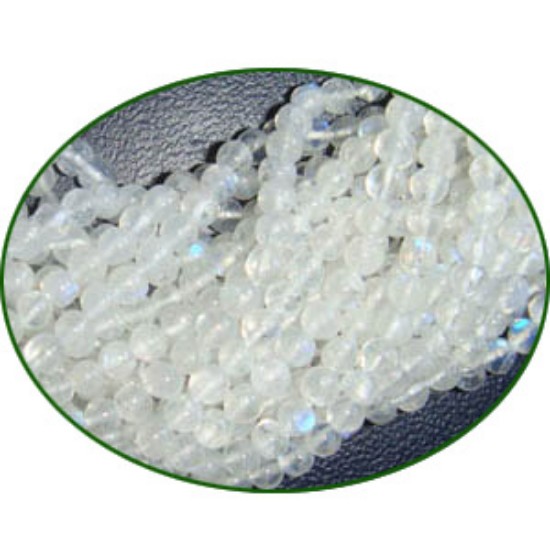 Picture of Fine Quality Rainbow Moonstone Plain Round, size: 3mm