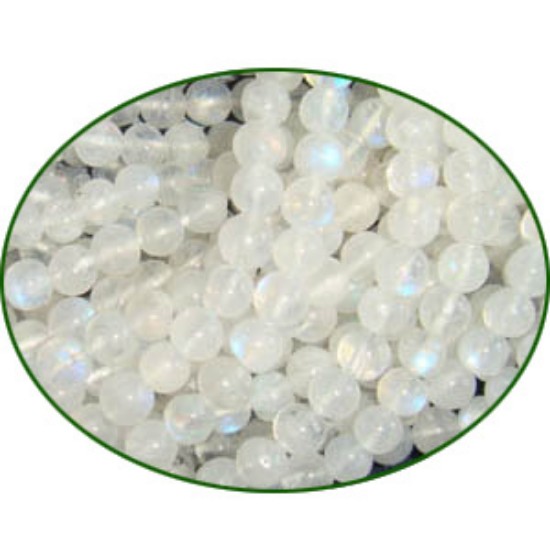Picture of Fine Quality Rainbow Moonstone Plain Round, size: 5mm