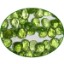 Picture of Fine Quality Peridot Faceted Briolette Pears, size: 6x8mm to 7x9mm