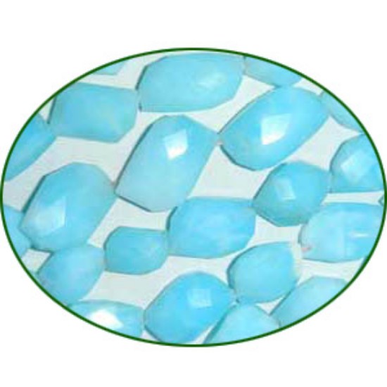 Picture of Fine Quality Peruvian Opal Faceted Fancy, size: 14mm to 18mm