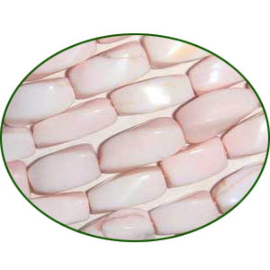 Picture of Fine Quality Pink Opal Plain Twisted, size: 14mm to 18mm
