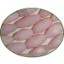 Picture of Fine Quality Pink Opal Faceted Rice, size: 14mm to 18mm