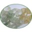 Picture of Fine Quality Prehnie Multi Faceted Chicklet, size: 5x7mm to 7x9mm