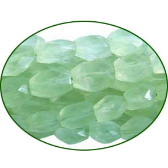 Picture of Fine Quality Prehnite Faceted Oval, size: 5x6mm to 7x9mm