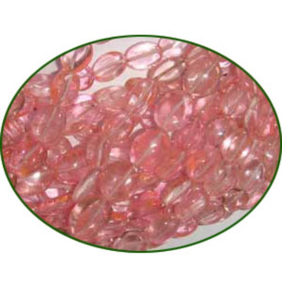 Picture of Fine Quality Rose Pink Quartz Oval, size: 7x9mm to 9x11mm