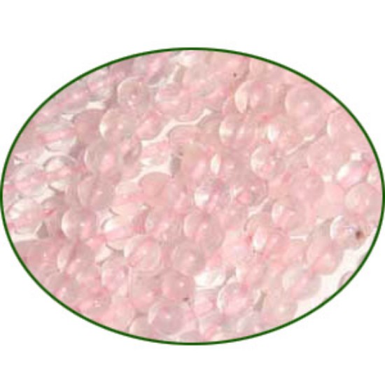 Picture of Fine Quality Rose Quartz Plain Round, size: 5mm