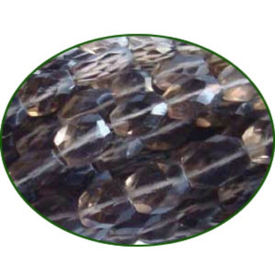Picture of Fine Quality Smoky Topaz Faceted Oval, size: 6x8mm to 8x10mm