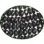 Picture of Fine Quality Black Spinal Faceted Roundel, size: 7mm to 8mm