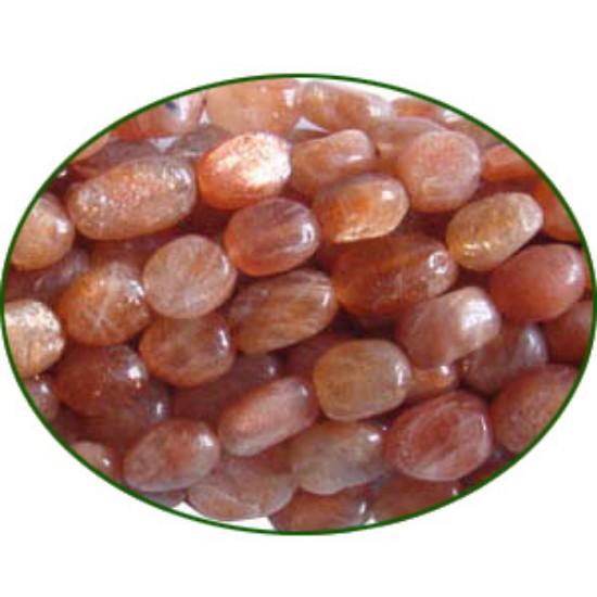 Picture of Fine Quality Sunstone Natural Plain Oval, size: 5x7mm to 6x8mm