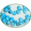 Picture of Fine Quality Tourquoise Natural Faceted Pears, size: 6x9mm to 8x10mm